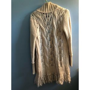 American Eagle Outfitters Sweaters - AE Open Fringe Sweater Coat American Eagle Outfitters Sweaters - AE Open Fringe Sweater Coat